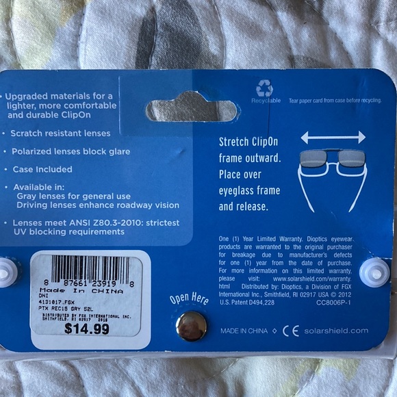 Solar Shield Polarized Clipons - Picture 3 of 6